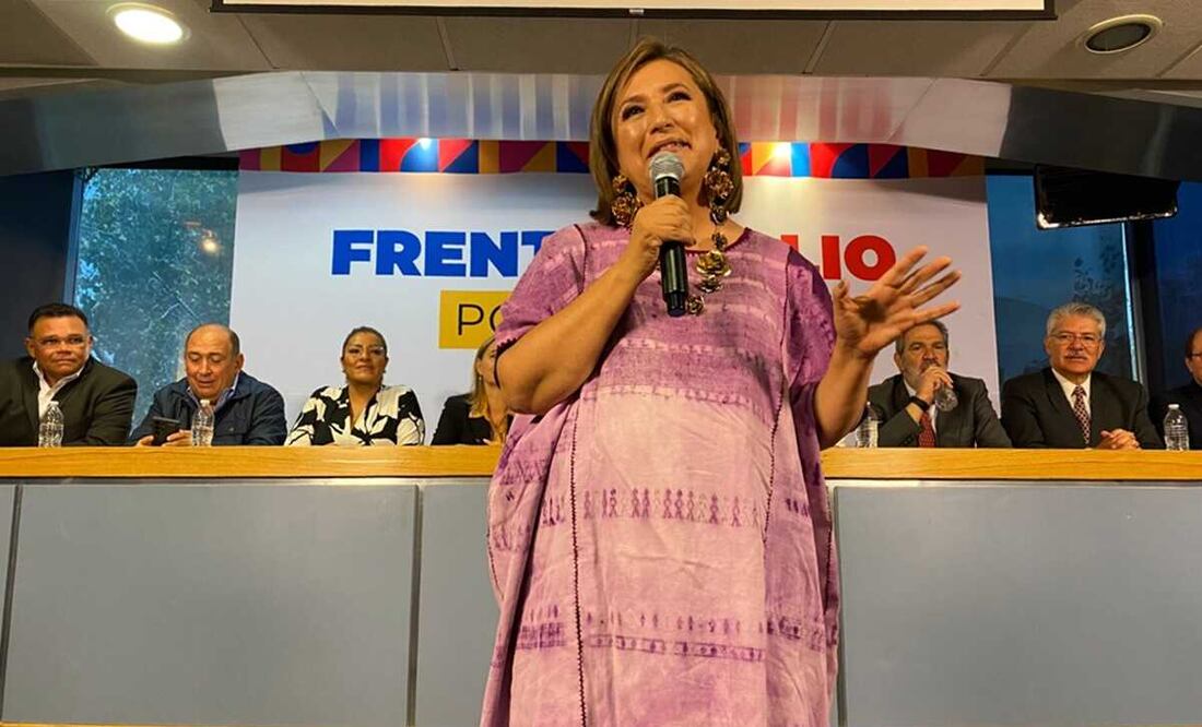 "Creo en el método, yo vengo con los ciudadanos, no tengo una estructura de partidos" declaró la senadora. Foto: Berenice Fregoso / EL UNIVERSAL