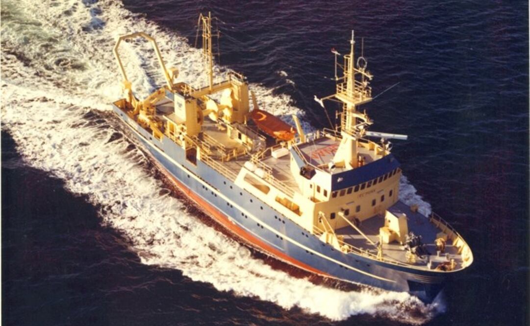 El buque oceanográfico Justo Sierra de la UNAM. (FOTO: UNAM)