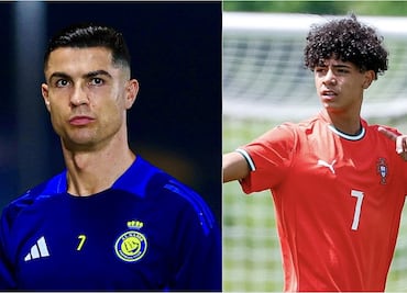 Cristiano Ronaldo Jr. gana su primer título con Portugal; celebró sus goles como su papá