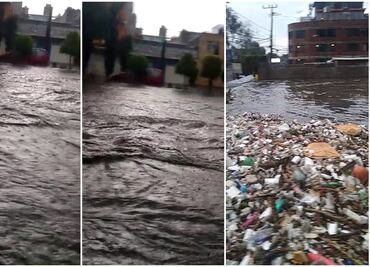 Amanecen decenas de casas con lodo tras desbordamiento del Río Hondo en Naucalpan