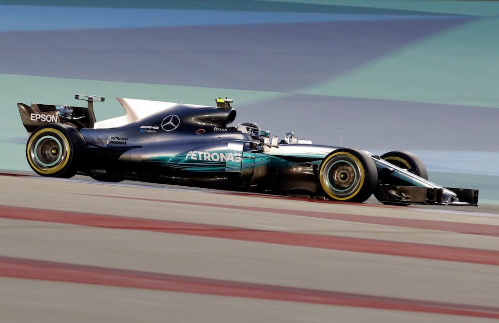 Valtteri Bottas en la clasificación del Gran Premio de Baréin. AP