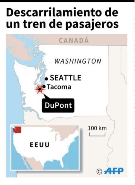 Lo que sabemos sobre el accidente de tren en EU