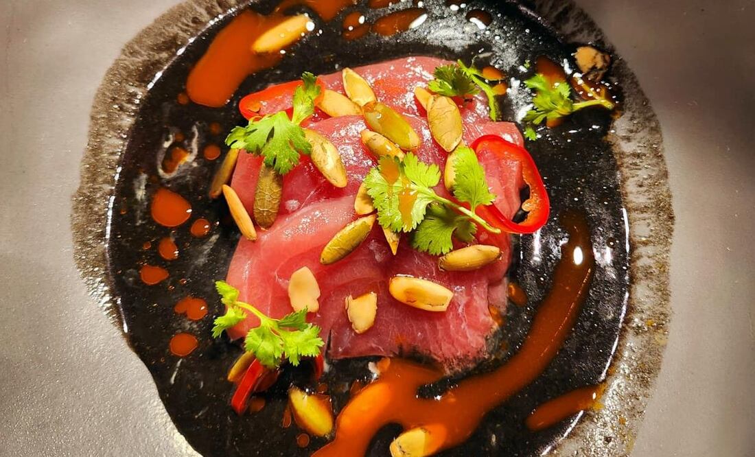 Menú hecho por el chef Iván Cadena de Mesa Franca