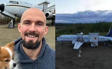 Instructor de vuelo compra avión abandonado y lo transforma en Airbnb