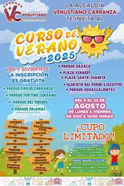 Abren curso de verano gratuito en Venustiano Carranza; inscripciones ya se encuentran disponibles
