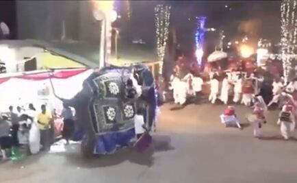 Elefante en Sri Lanka causa estampida y deja 18 personas heridas