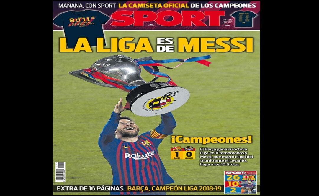 Los medios españoles e internacionales destacaron al argentino. Foto: Twitter