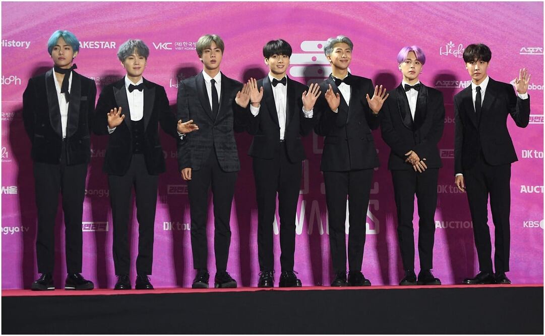 Grupo coreano BTS. Foto: AFP