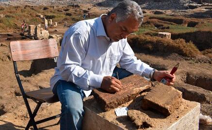 Hallan en El Cairo inscripciones de la época de Ramsés II