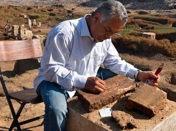 Hallan en El Cairo inscripciones de la época de Ramsés II