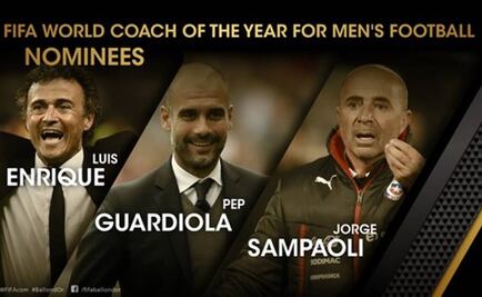 Luis Enrique, Guardiola y Sampaoli para "Mejor Entrenador"