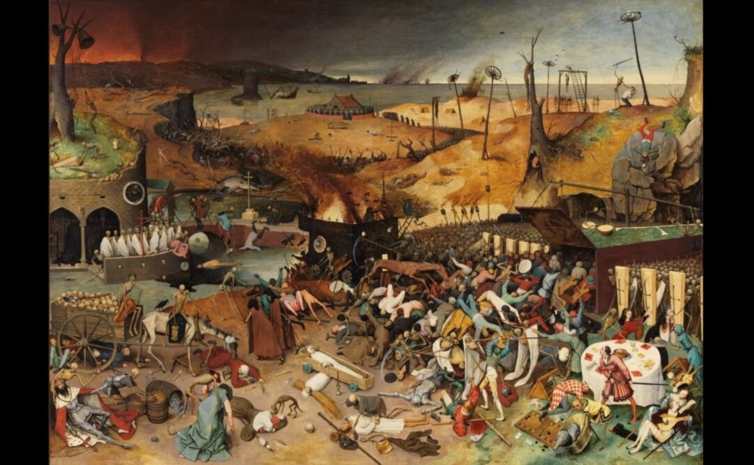 "El triunfo de la muerte", de Pieter Bruegel el Viejo. Foto: Twitter / museo del Prado