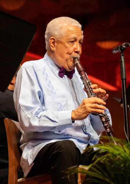 El clarinetista cubano Paquito D’Rivera. Foto: Turco Photo.