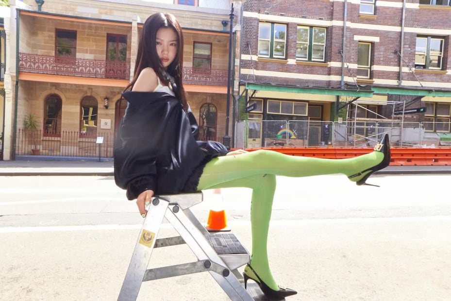 Medias verdes. Foto: instagram @kiiikiii.official