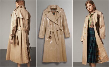 ¿Trench coat plastificado es un acierto o un error de la moda ?