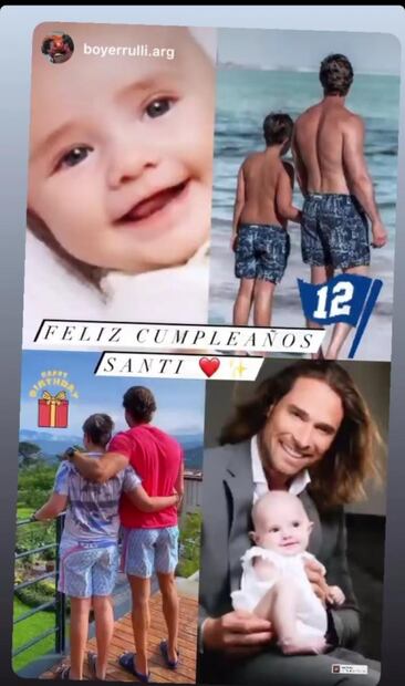 Sebastian Rulli y Angelique Boyer celebran los 12 años de Santiago, el hijo del actor