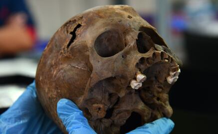 Descubren en el Templo Mayor segundo entierro infantil dedicado a Huitzilopochtli