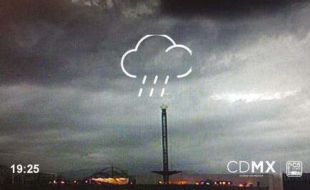 Se registra lluvia ligera en 3 alcaldías de CDMX