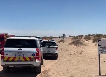 Avión militar de EU se estrella en California cerca de la frontera con Arizona; hay 4 muertos