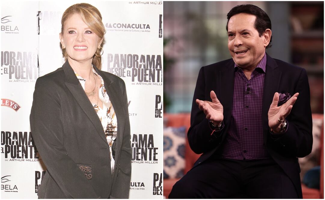 Erika Buenfil y Juan José Origel. Fotos: Archivo