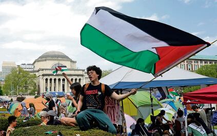 Alumnos toman edificio de la Universidad de Columbia en las protestas contra la guerra en Gaza