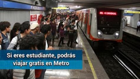 Estudiantes podrán viajar gratis en Metro por renovación de tarjeta