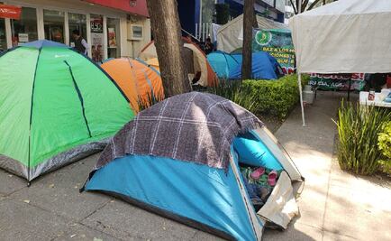 Organizaciones campesinas mantienen plantón en Secretaría del Bienestar