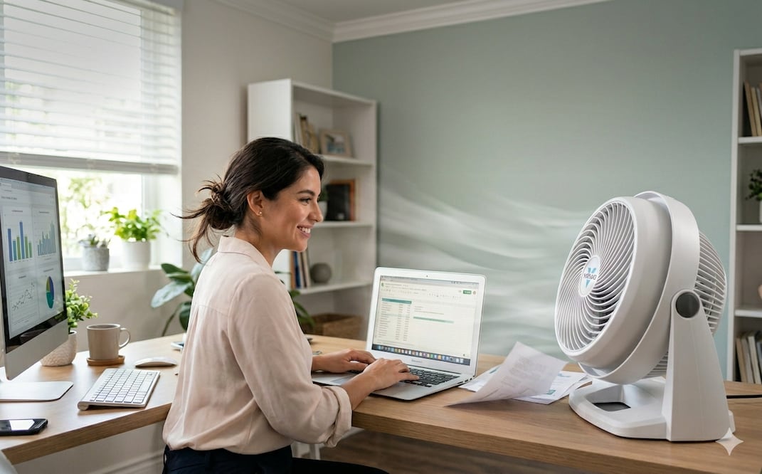 Conoce las mejores ofertas en ventiladores que no te puedes perder. Foto: IA