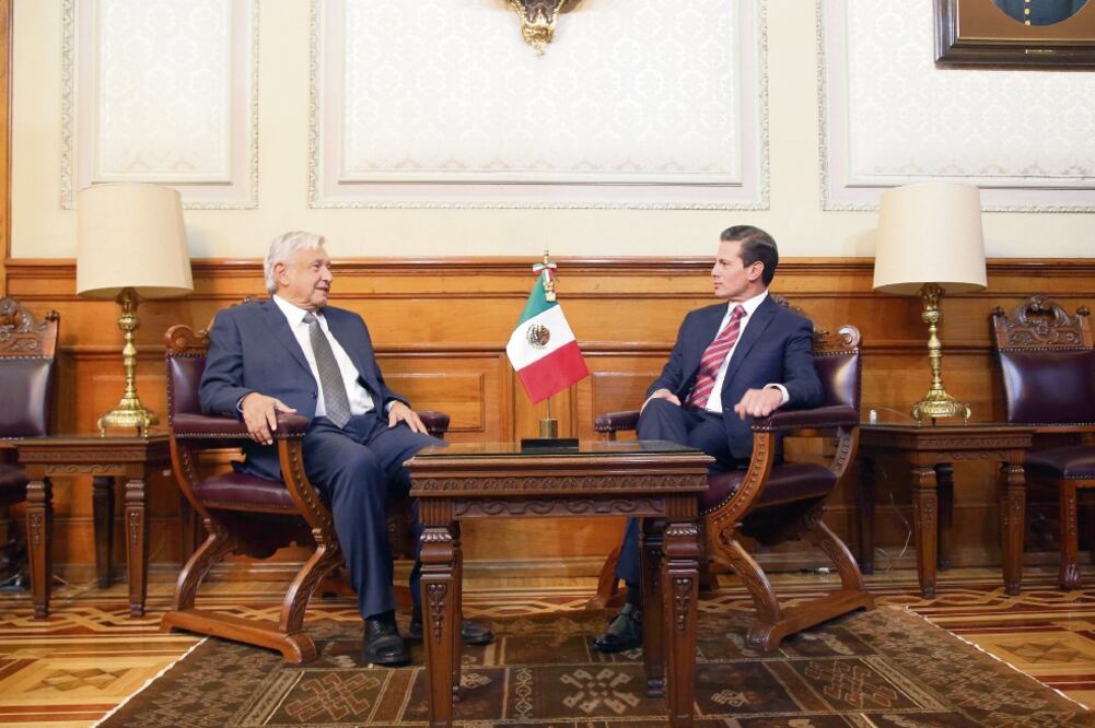 Andrés Manuel López Obrador y Enrique Peña Nieto tuvieron un segundo encuentro privado en Palacio Nacional tras las elecciones (PRESIDENCIA)