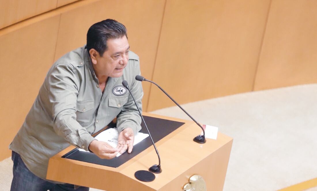 Diputados de Jalisco acusan al senador Félix Salgado Macedonio de tener una actitud fascista y nazi, y de ser un peligro para el equilibrio de poderes. Foto: ARCHIVO EL UNIVERSAL