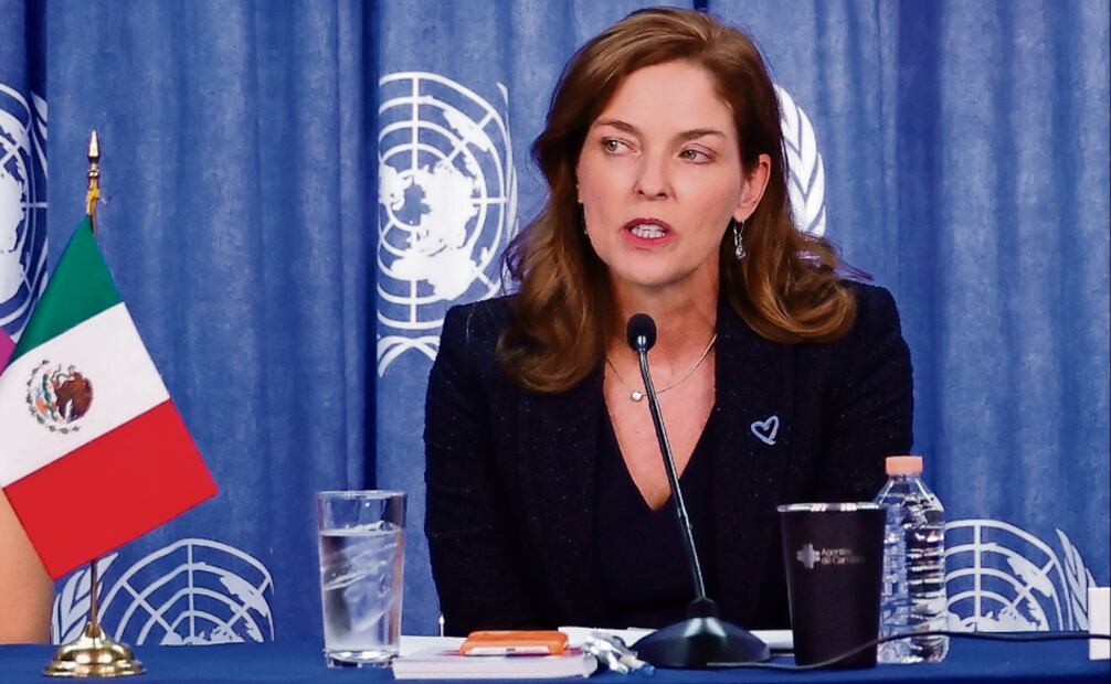 Stacy de la Torre, titular del Área de Programas de la Oficina de las Naciones Unidas contra la Droga y el Delito (UNODC) en México. Foto: Sáshenka Gutiérrez / EFE