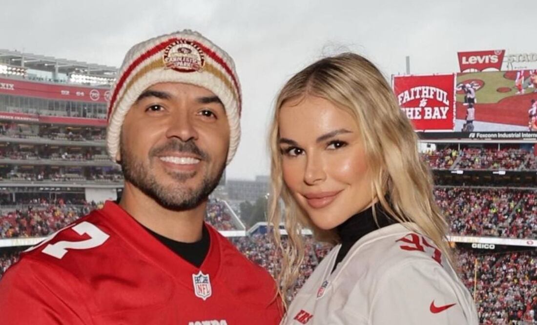 Luis Fonsi y Águeda López. Fuente: Instagram @aguedalopez21