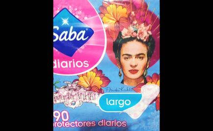 Venden toallas sanitarias con imagen de Frida Kahlo