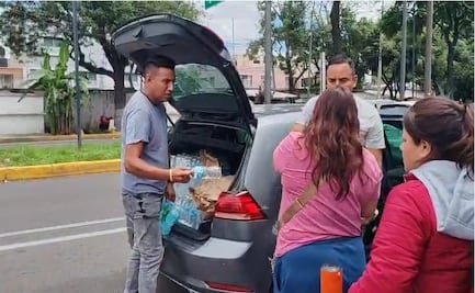 Trabajador del IMSS reparte tortas y agua a víctimas de explosión; muestra solidaridad en hospitales de CDMX