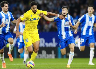 El Espanyol de César Montes empata con el Cádiz en casa y no sale de zona de descenso