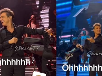 Arrojan prendas íntimas a Luis Miguel en pleno concierto y así reaccionó el cantante