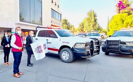 SAT estrena 149 patrullas para personal canino de aduanas