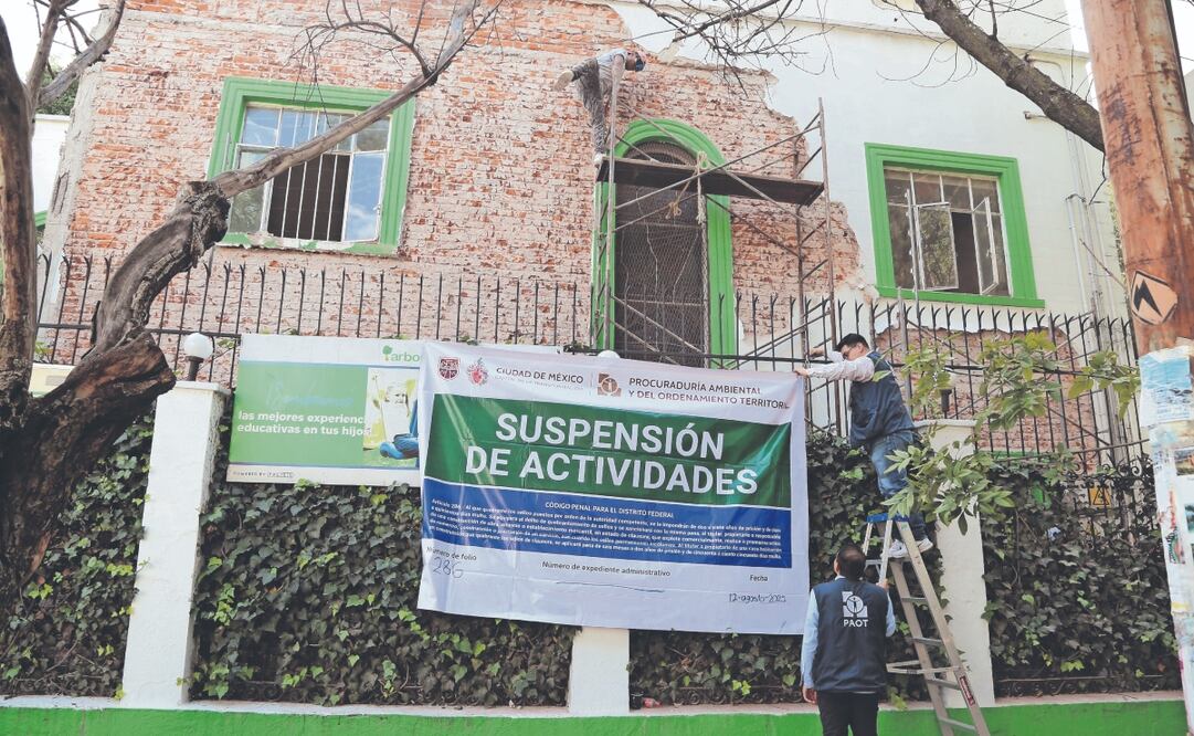 La mayoría de los inmuebles donde se colocaron los sellos están en la alcaldía Cuauhtémoc. Foto Especial