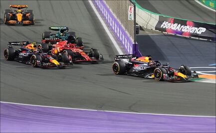 Así se vivió el 1-2 de Max Verstappen y Checo Pérez en el GP de Arabia Saudita