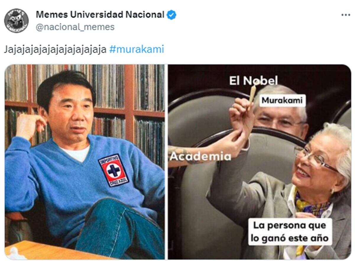 ¡Otra vez! Haruki Murakami pierde el Premio Nobel de Literatura 2023 y ...