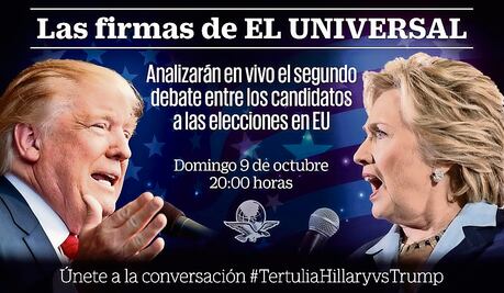 Claves del segundo debate presidencial en EU 