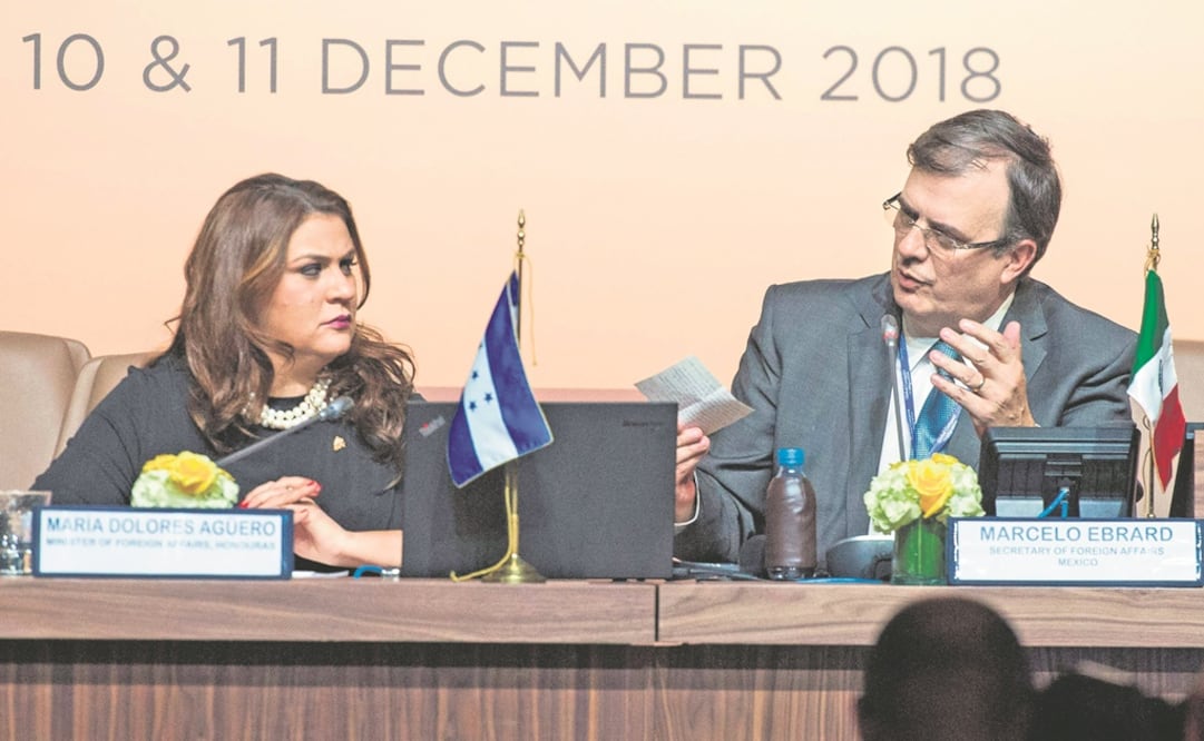 México prevé 35 mil millones de dólares de inversiones en este plan, “la primera y más importante aplicación del pacto”, declaró Marcelo Ebrard. Foto: ZURAB KURTSIKIDZE. AP