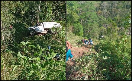 Volcadura deja dos muertos y varios lesionados en San Fernando, Chiapas