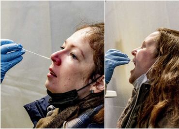 Covid-19: prueba de antígenos, más efectivas con muestras nasales que salivales