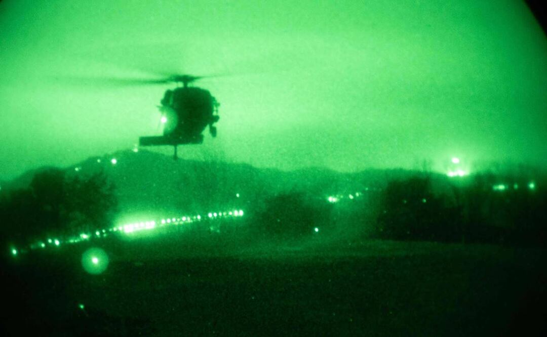 Choque de helicópteros en Kentucky , EU deja 9 soldados muertos. Foto: AFP