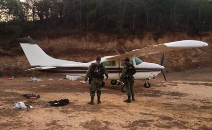 Ejército asegura aeronave con más de 300 kilos de posible cocaína en Durango