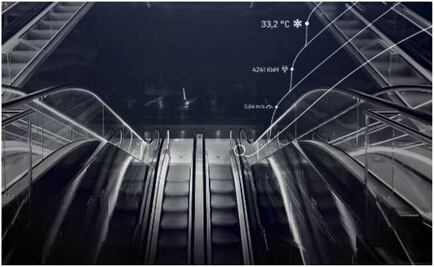 Una escalera que tuitea en tiempo real