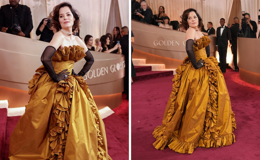 El maximalismo de Sabyasachi se apodera del look. Mucho volumen, demasiada textura y poca armonía para una alfombra tan clásica. Foto: AP