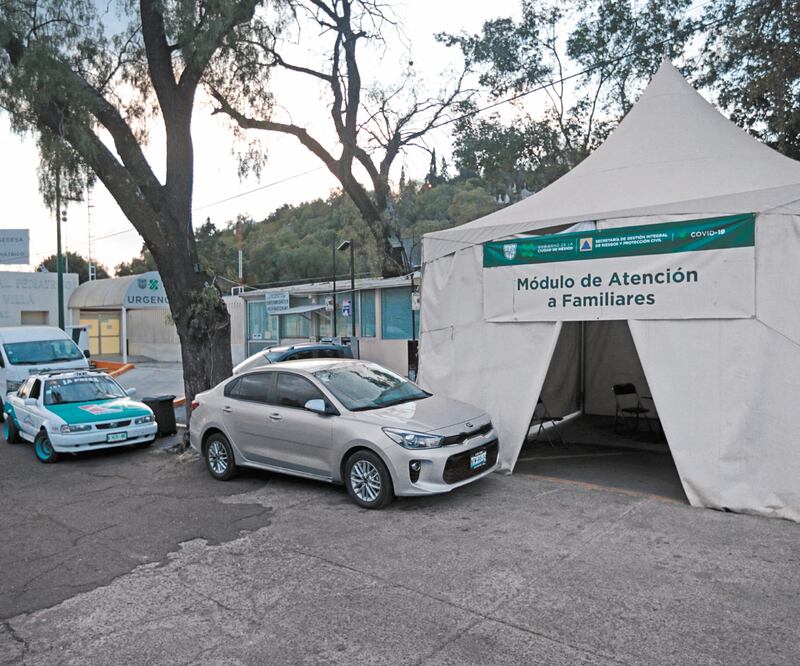 El Hospital Pediátrico de La Villa todavía da atención a pacientes Covid-19; sin embargo, posiblemente se sature en pocos días por la velocidad con la que se han incrementado los contagios y hospitalizaciones en la Ciudad de México. GERMÁN ESPINOSA. EL UN