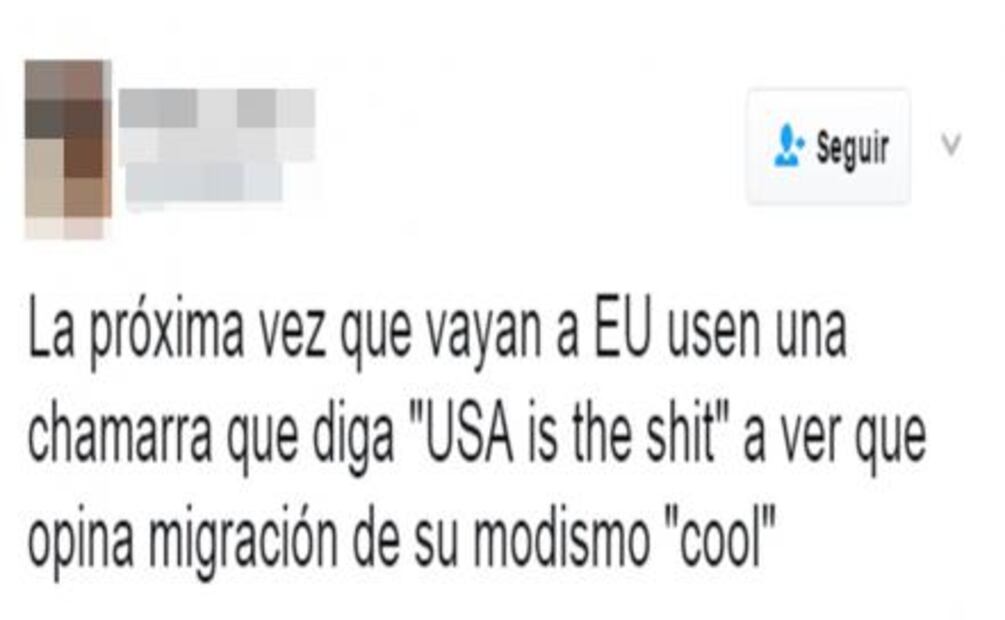 Frase en inglés sobre México causa polémica en Twitter